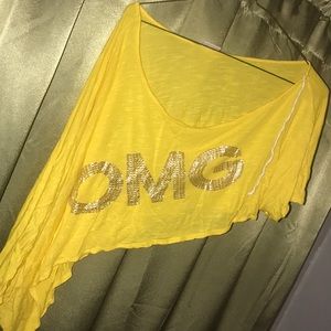 Yellow (OMG) Off The Shoulder Top